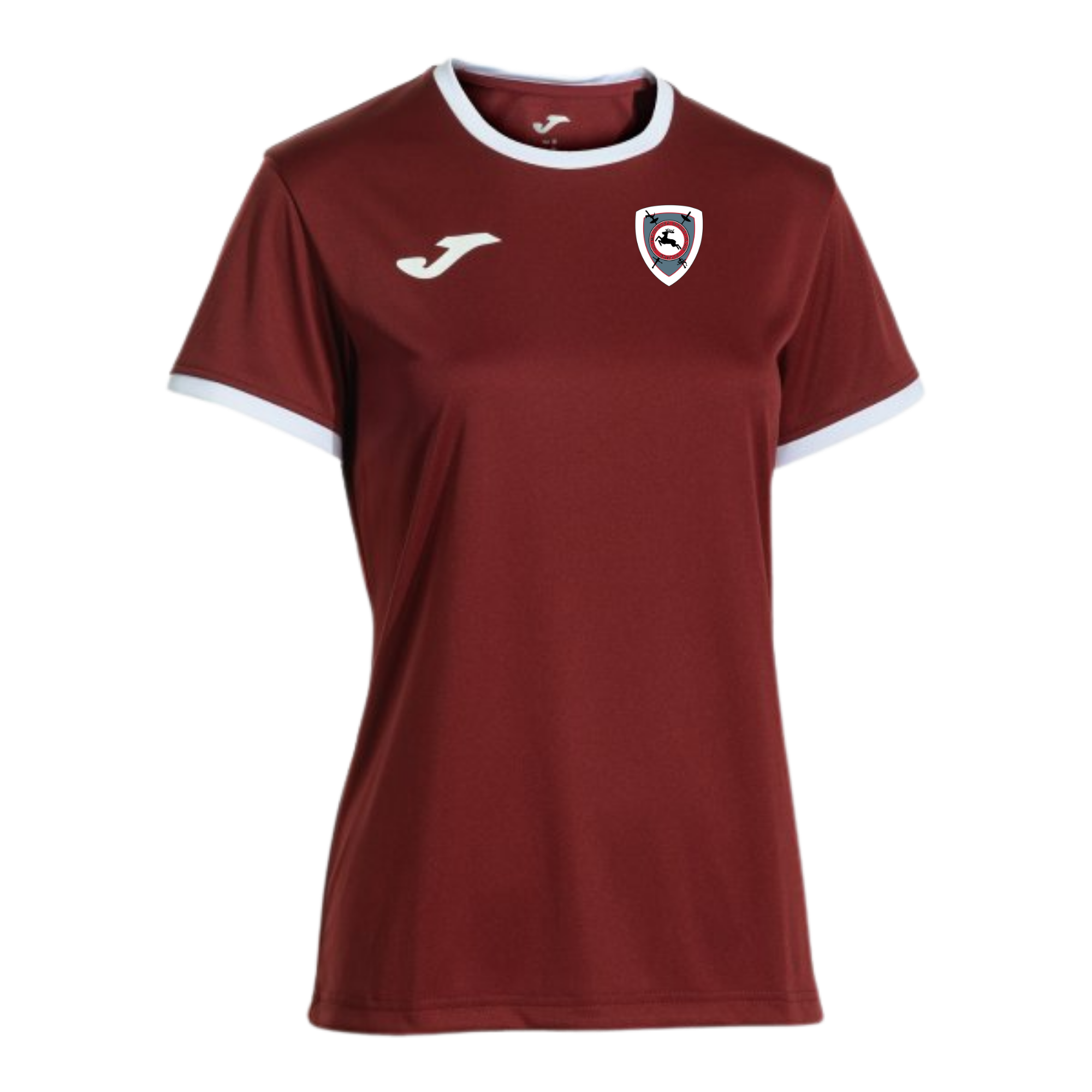 JOMA Combi Premium Kurzarmshirt Woman weinrot des OSC Berlin Fechten
