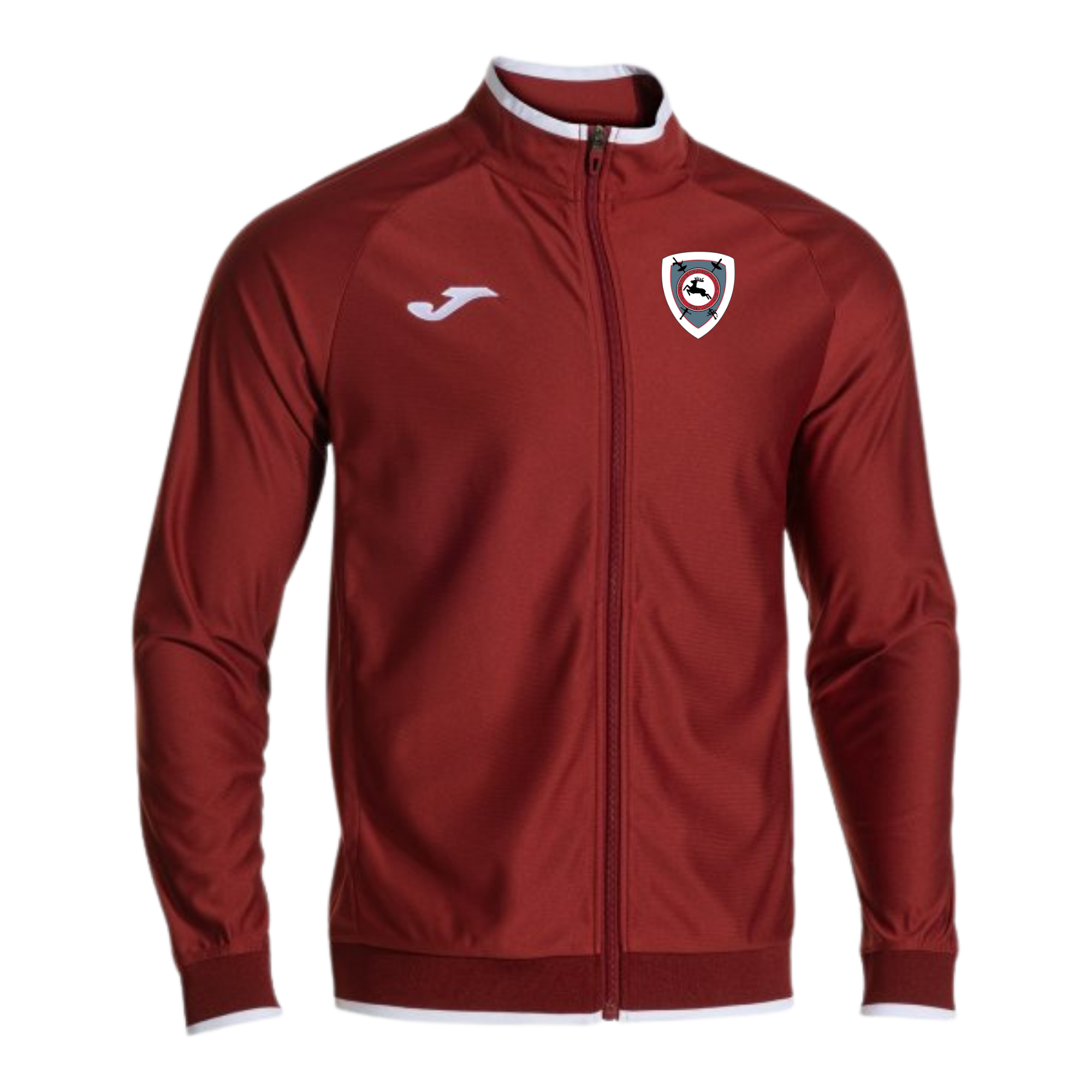 JOMA Combi Premium Trainingsjacke weinrot des OSC Berlin Fechten