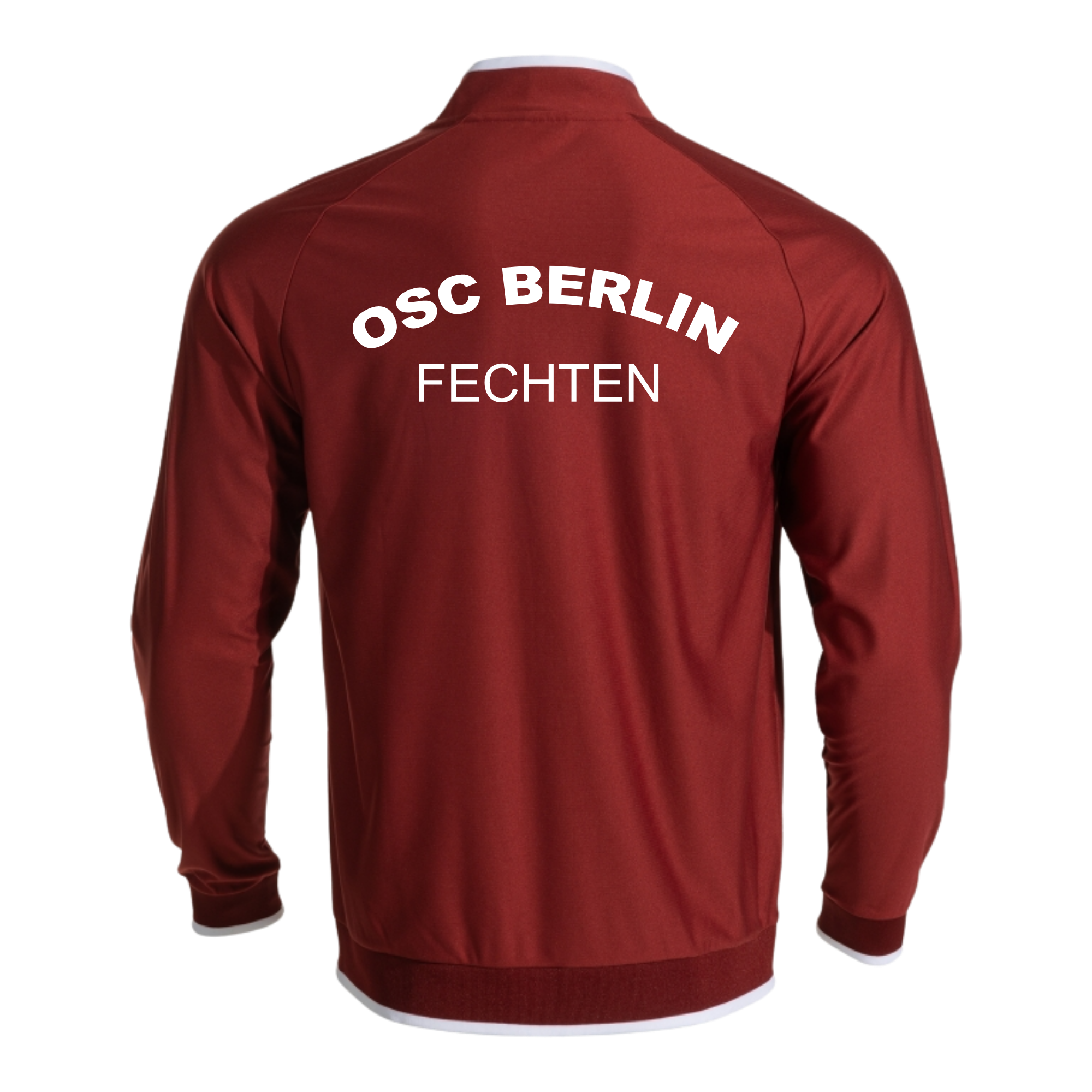 JOMA Combi Premium Trainingsjacke weinrot des OSC Berlin Fechten