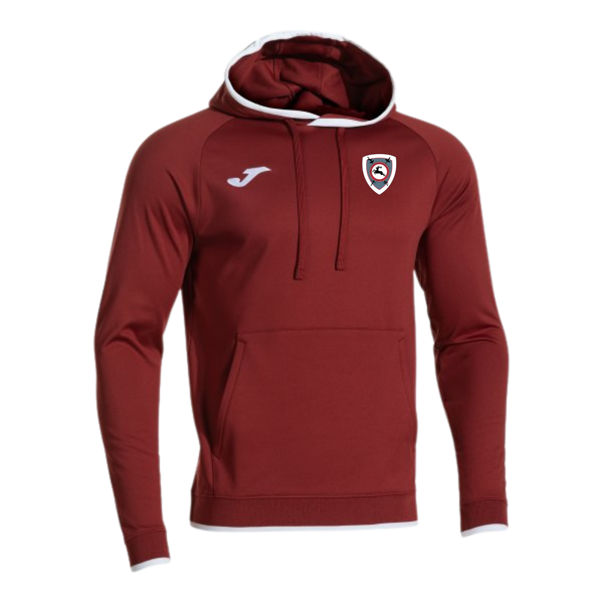 JOMA Combi Premium Hoodie weinrot des OSC Berlin Fechten