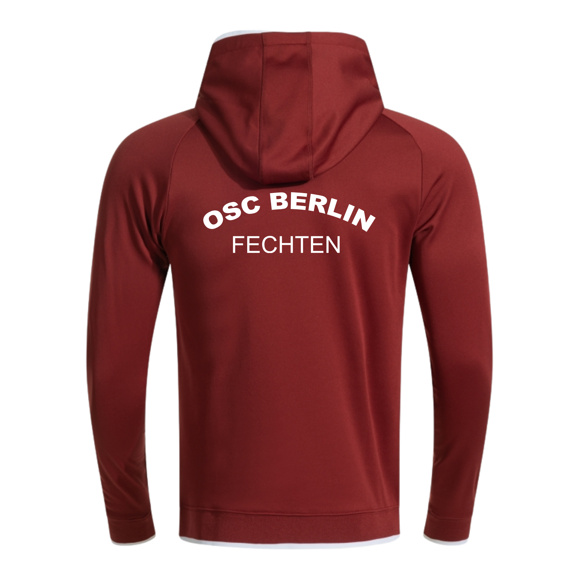 JOMA Combi Premium Hoodie weinrot des OSC Berlin Fechten