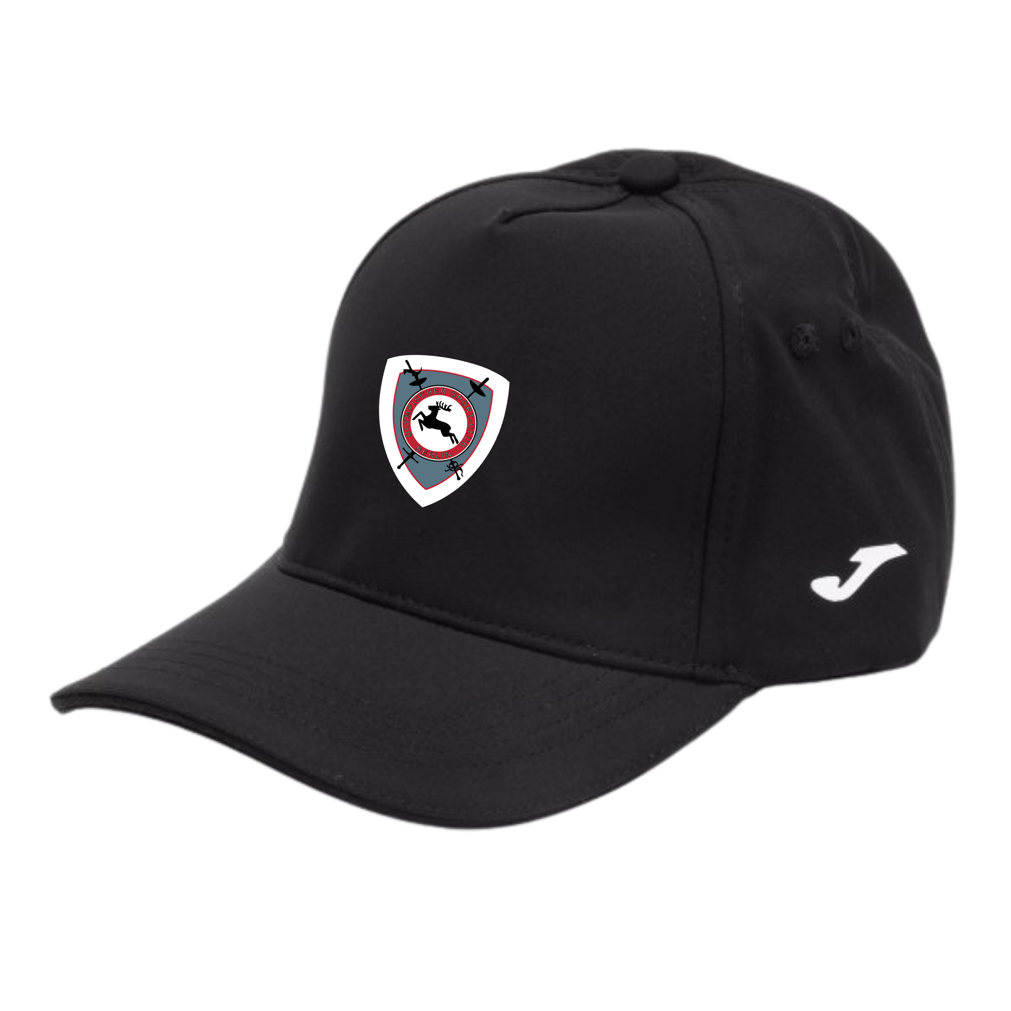 JOMA Basecap Gorra Classic Negro Schwarz des OSC Berlin Fechten