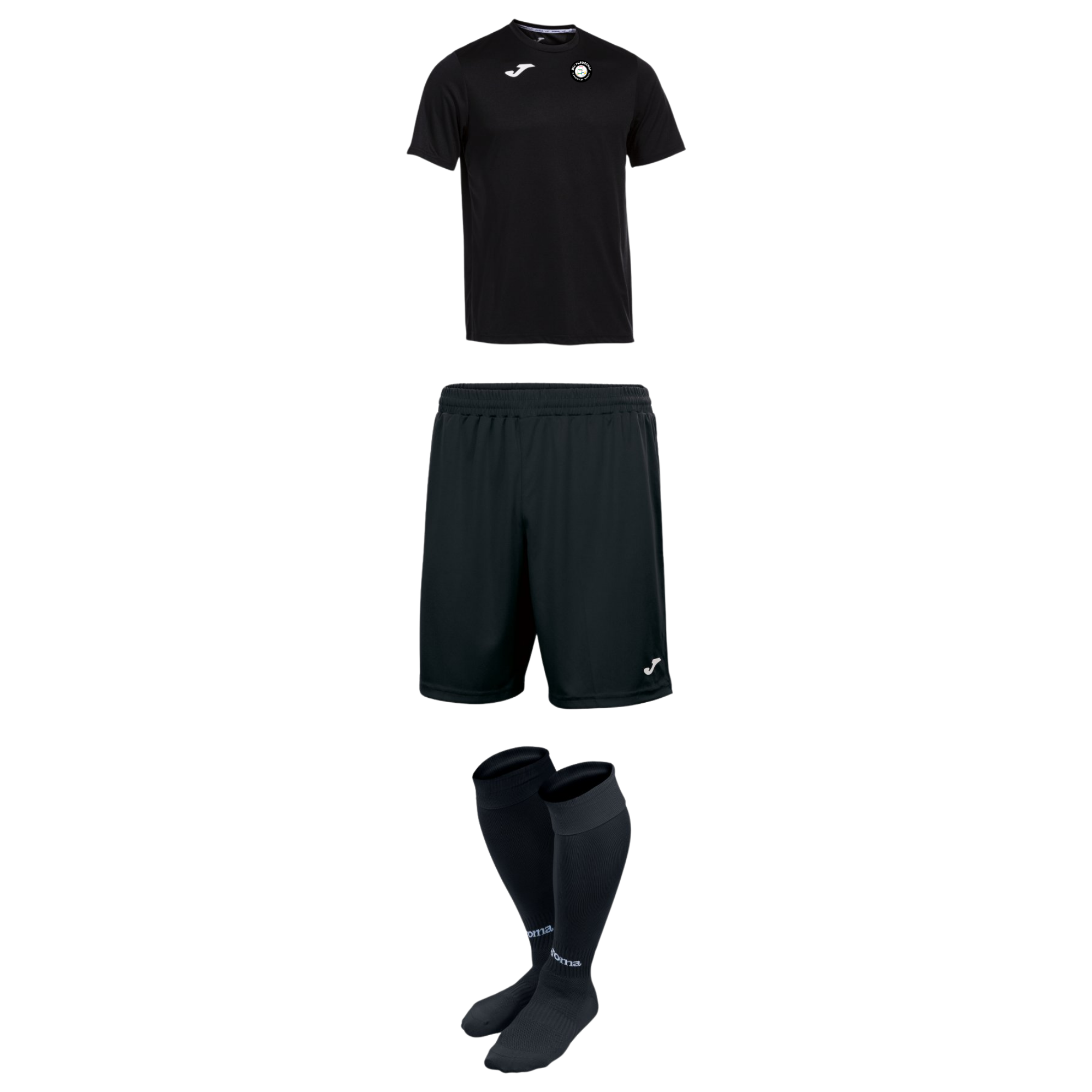 JOMA Trainingsset schwarz des BSC Preußen 07