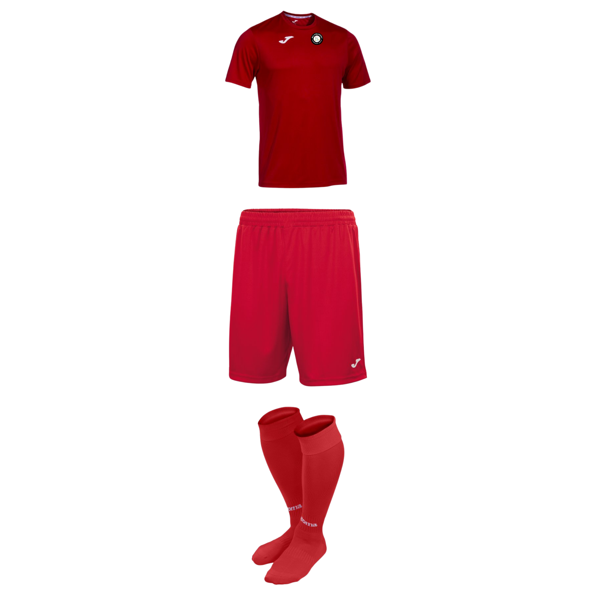 JOMA Trainingsset rot des BSC Preußen 07