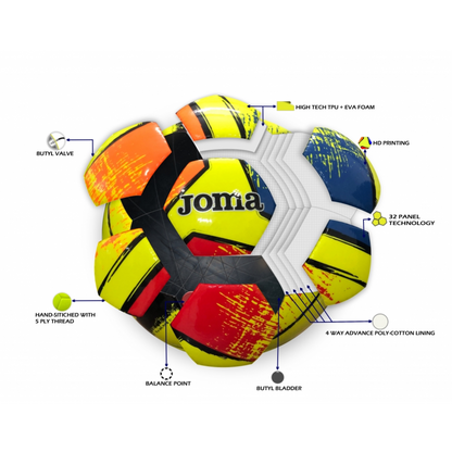 JOMA Dali II Fußball (Pack 12)