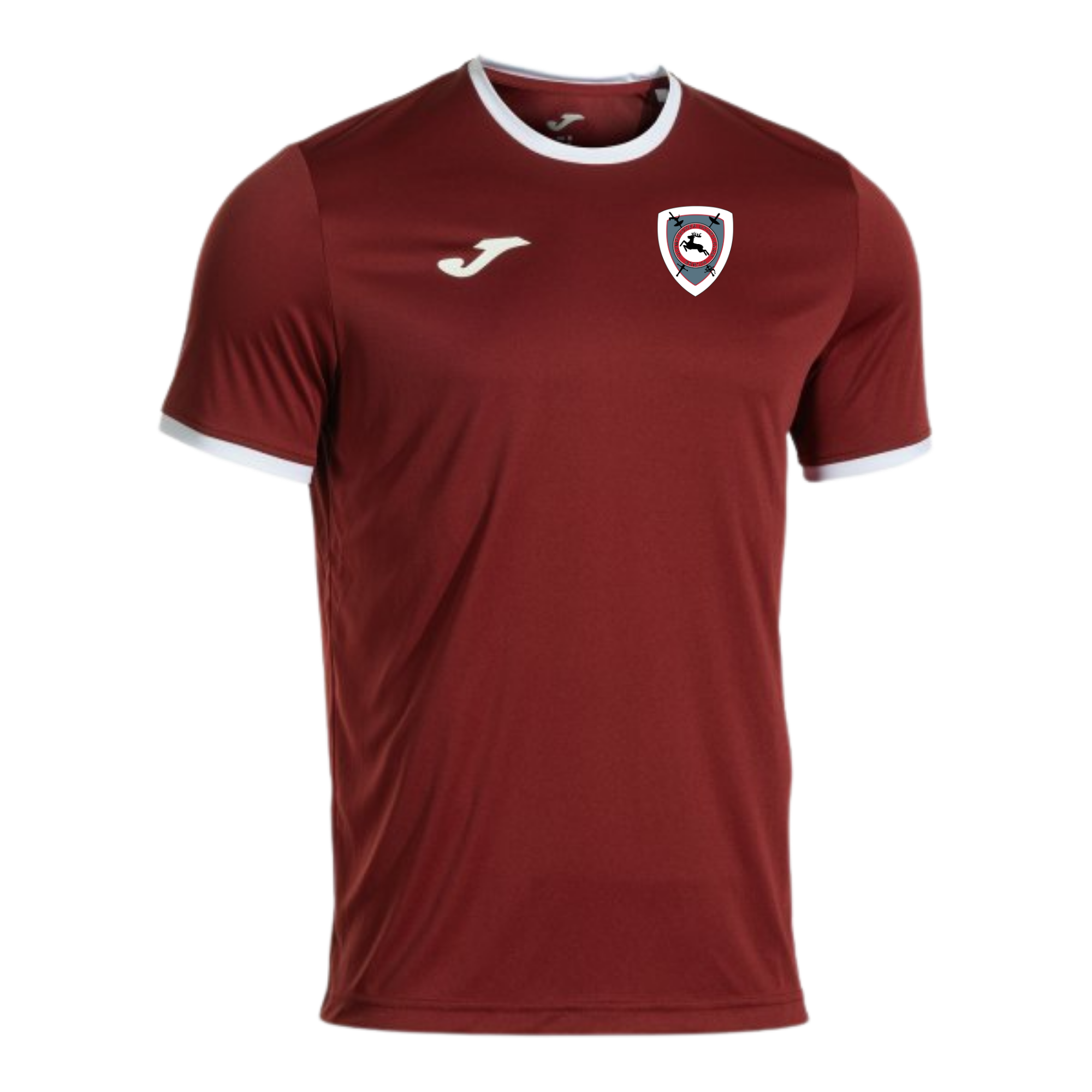 JOMA Combi Premium Kurzarmshirt weinrot des OSC Berlin Fechten
