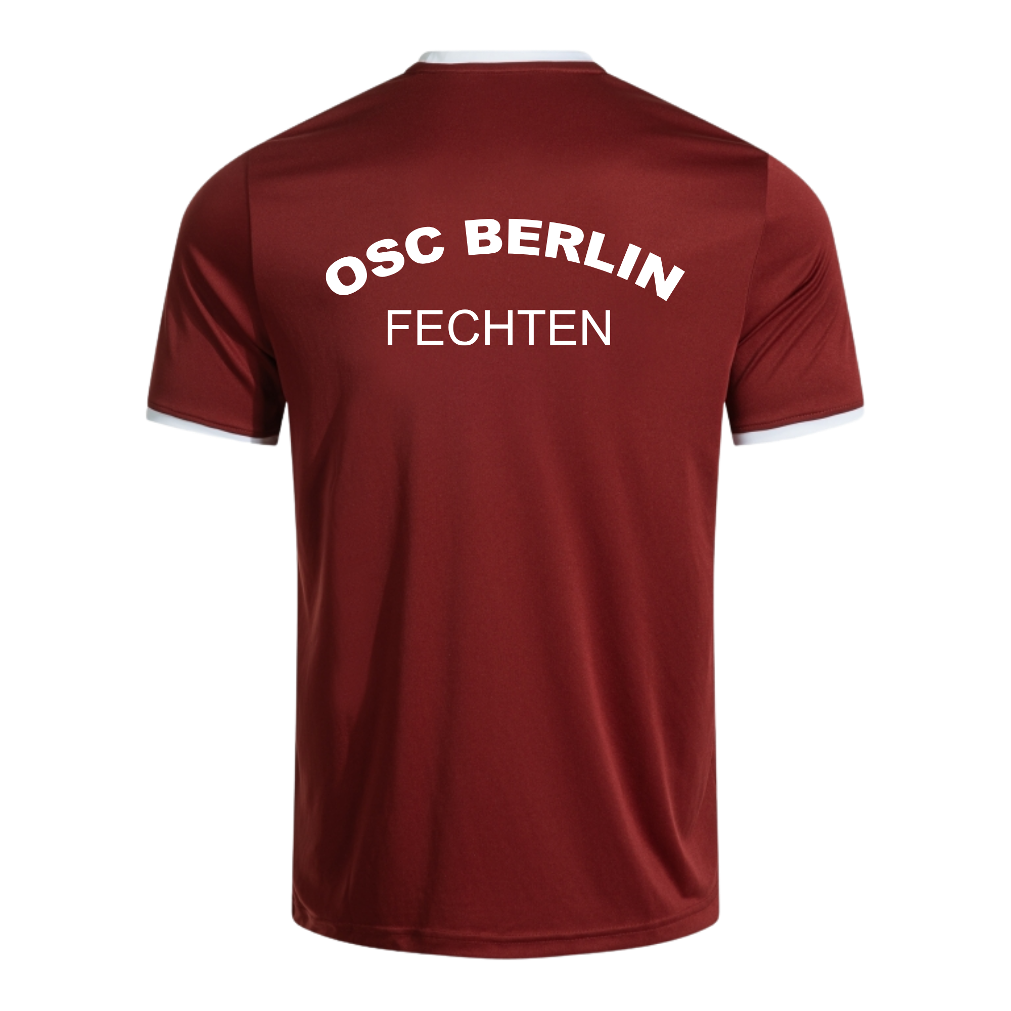 JOMA Combi Premium Kurzarmshirt weinrot des OSC Berlin Fechten
