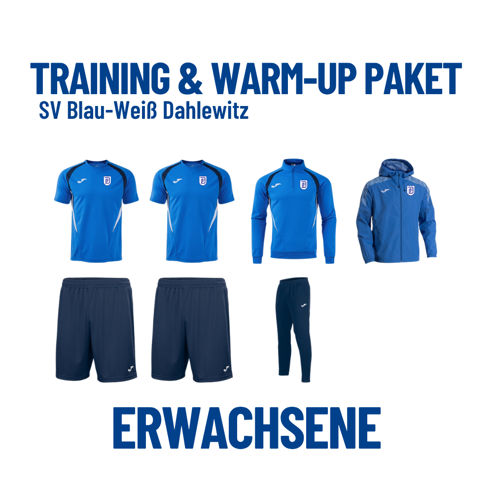 JOMA Trainings und Warm Up Paket Erwachsene des SV Blau-Weiß Dahlewitz
