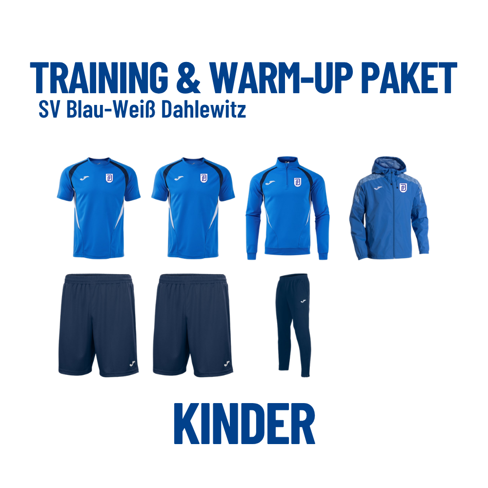 JOMA Trainings und Warm-Up Paket Kinder des SV Blau-Weiß Dahlewitz